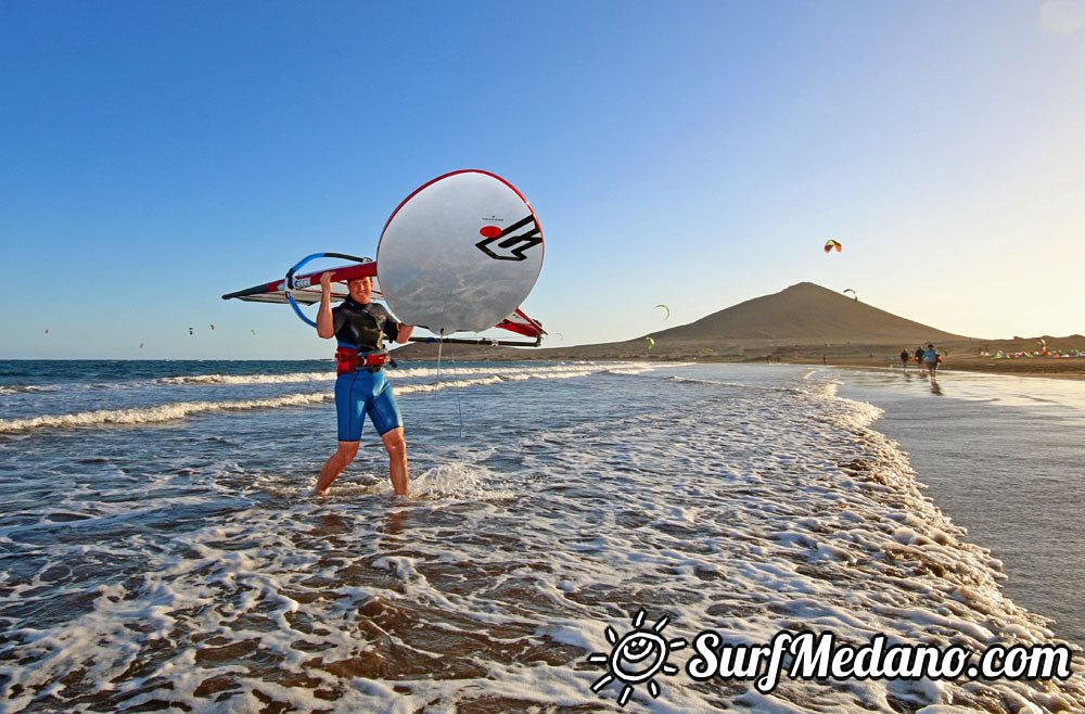 TWS Windsurf Pro Slalom Training 2016 in El Medano Tenerife