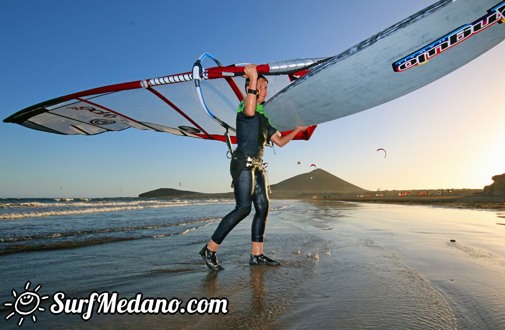 TWS Windsurf Pro Slalom Training 2016 in El Medano Tenerife