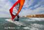 Wave windsurfing at El Cabezo in El Medano 07-02-2016