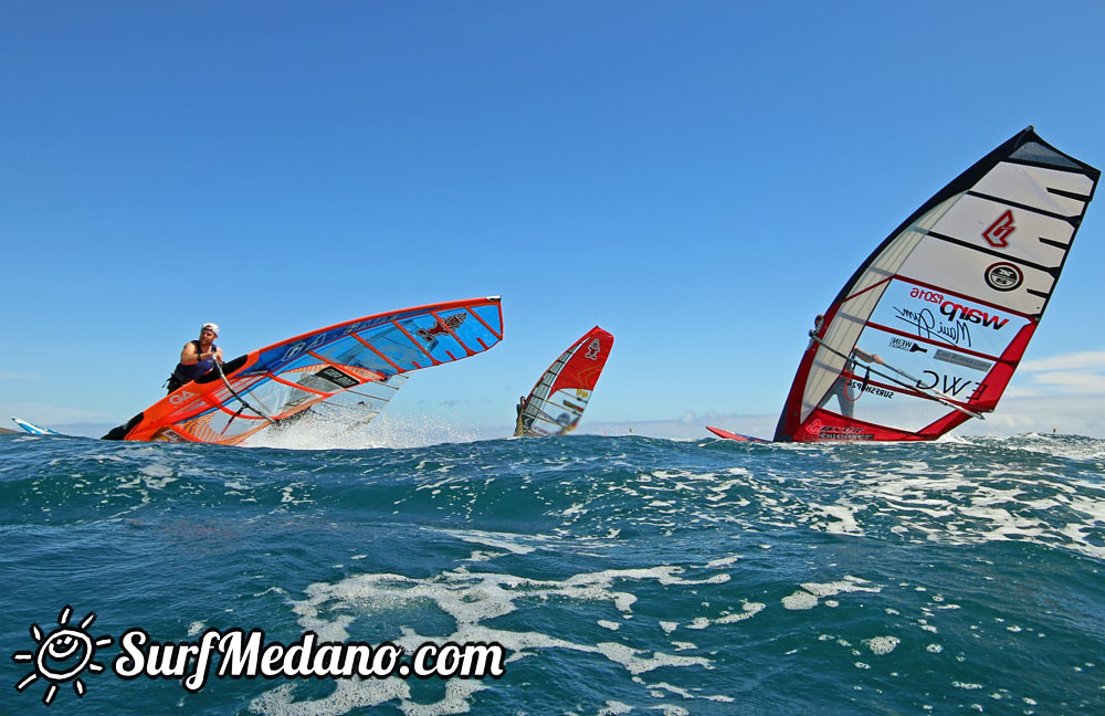 TWS Windsurf Pro Slalom Training 2016 in El Medano Tenerife