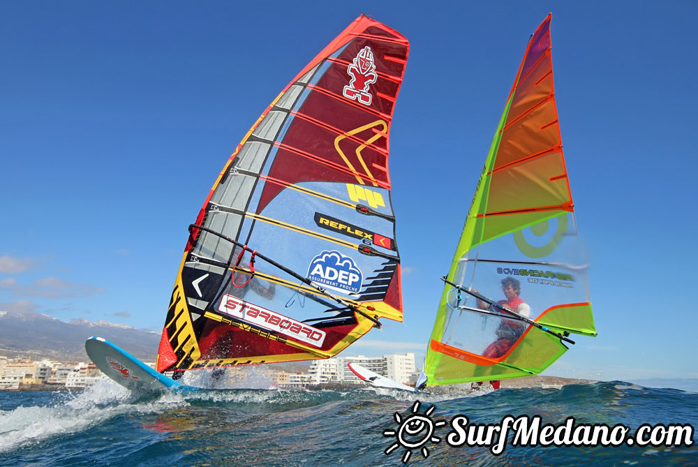 TWS Windsurf Pro Slalom Training 2016 in El Medano Tenerife