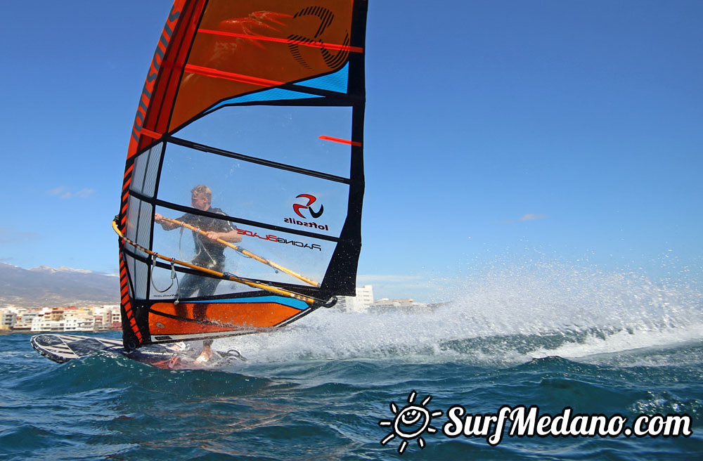 TWS Windsurf Pro Slalom Training 2016 in El Medano Tenerife