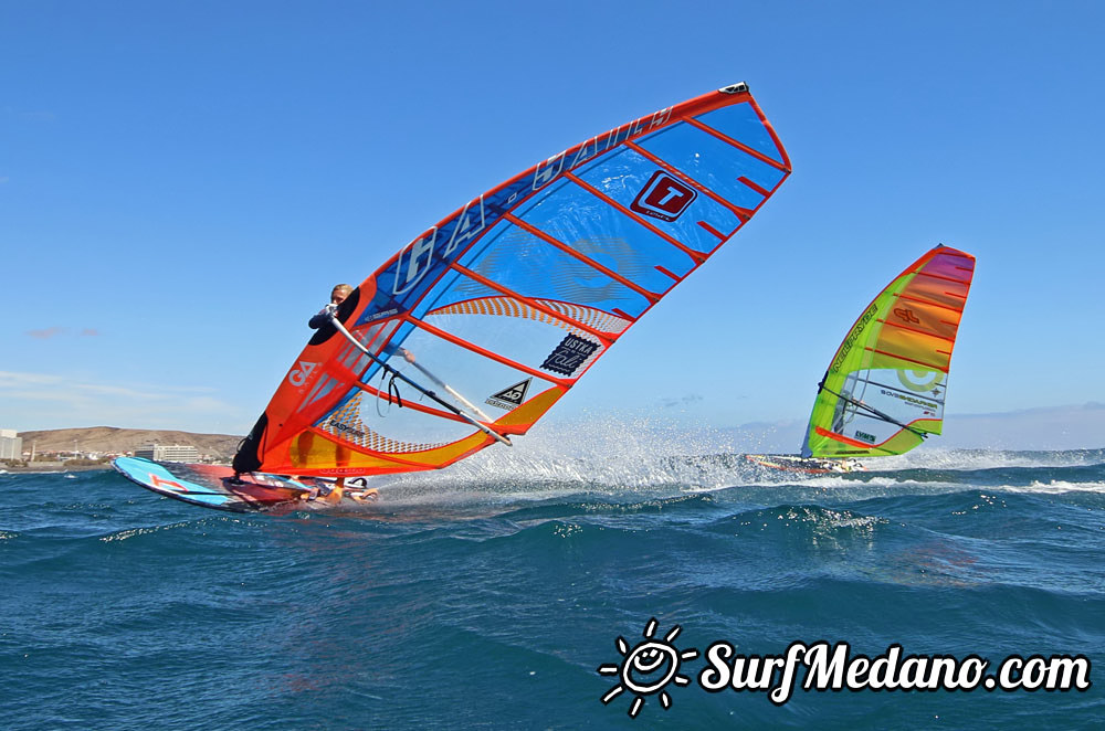 TWS Windsurf Pro Slalom Training 2016 in El Medano Tenerife