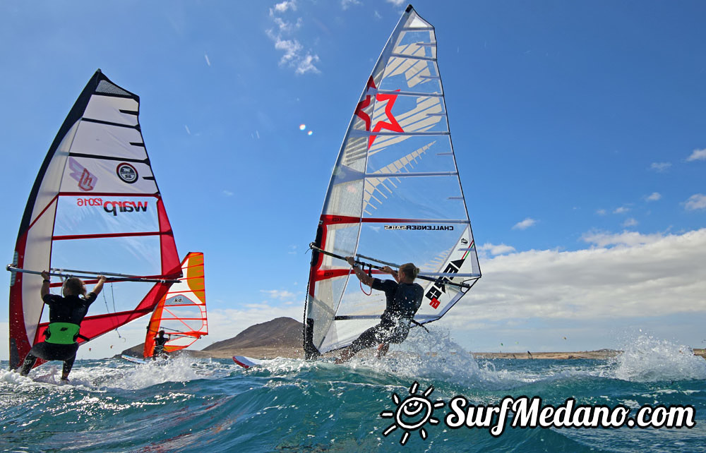 TWS Windsurf Pro Slalom Training 2016 in El Medano Tenerife