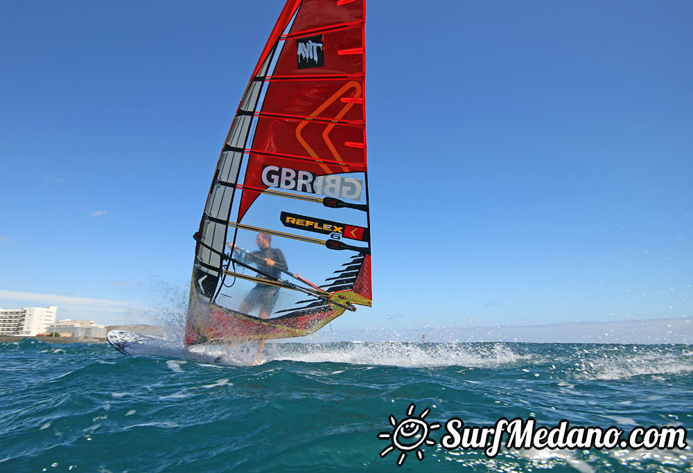 TWS Windsurf Pro Slalom Training 2016 in El Medano Tenerife