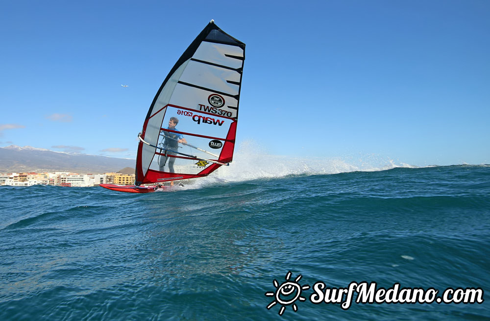 TWS Windsurf Pro Slalom Training 2016 in El Medano Tenerife