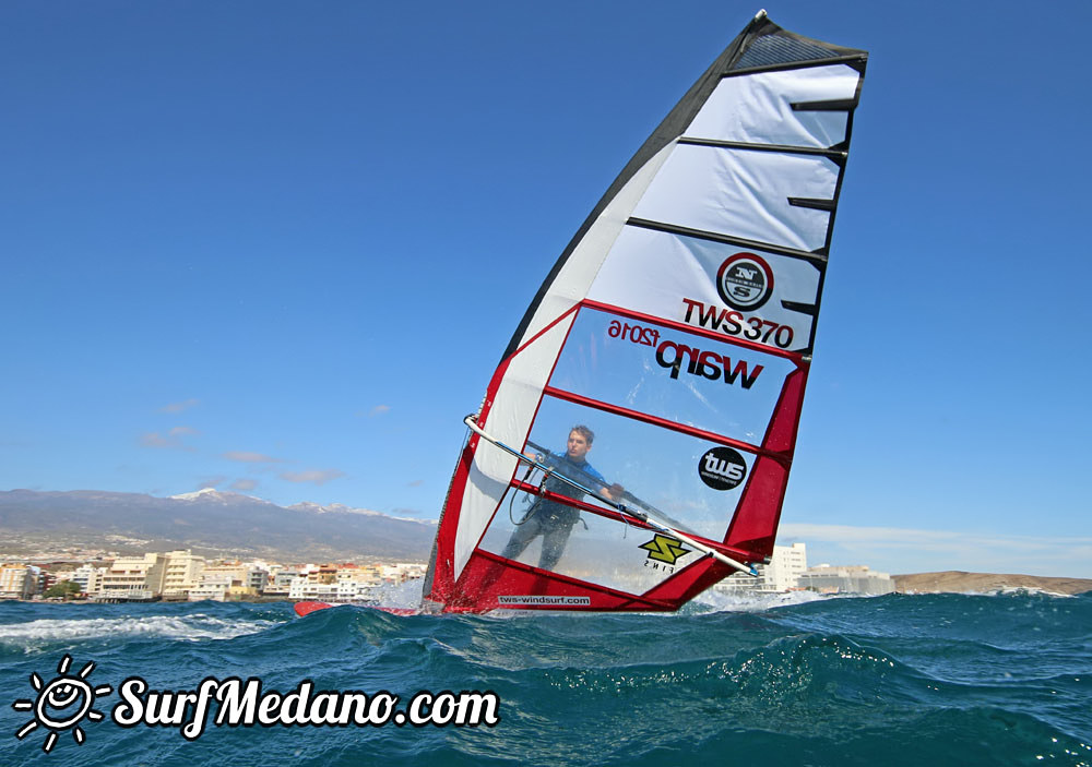 TWS Windsurf Pro Slalom Training 2016 in El Medano Tenerife