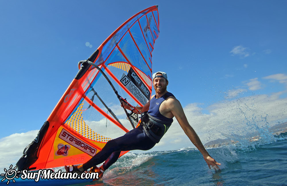 TWS Windsurf Pro Slalom Training 2016 in El Medano Tenerife