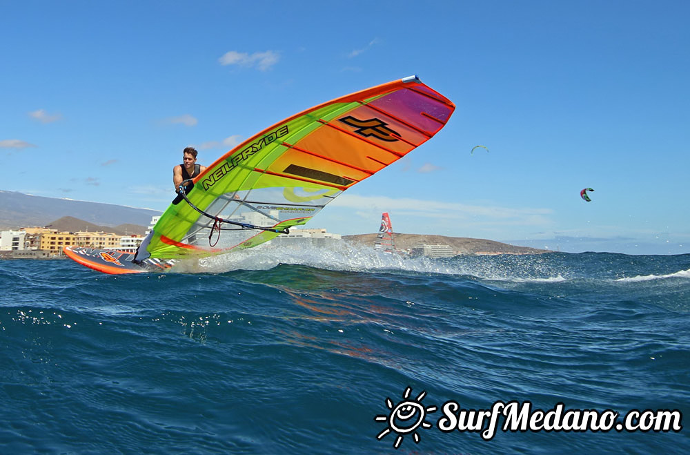 TWS Windsurf Pro Slalom Training 2016 in El Medano Tenerife