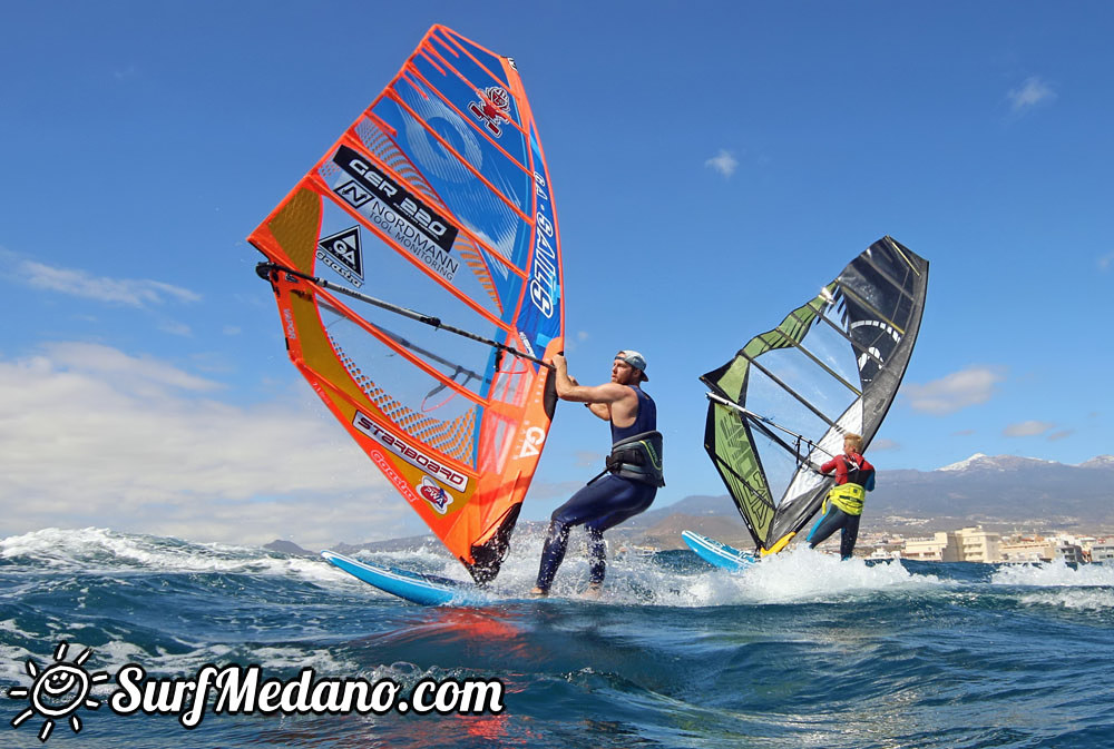 TWS Windsurf Pro Slalom Training 2016 in El Medano Tenerife