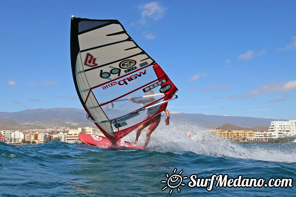 TWS Windsurf Pro Slalom Training 2016 in El Medano Tenerife