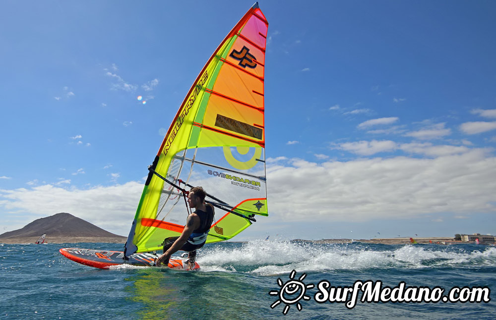 TWS Windsurf Pro Slalom Training 2016 in El Medano Tenerife