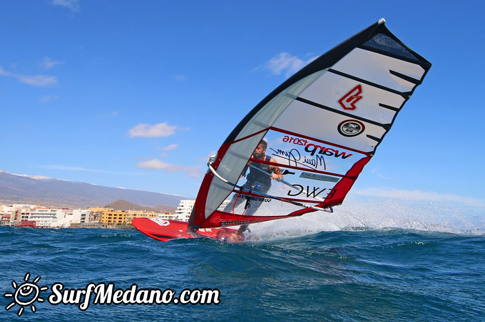 TWS Windsurf Pro Slalom Training 2016 in El Medano Tenerife