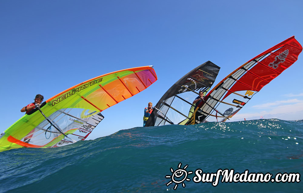 TWS Windsurf Pro Slalom Training 2016 in El Medano Tenerife