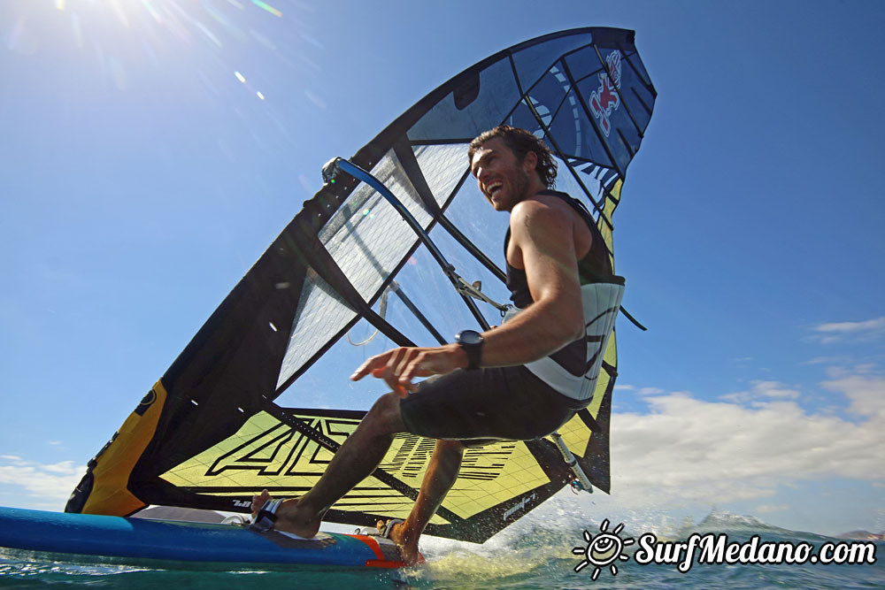 TWS Windsurf Pro Slalom Training 2016 in El Medano Tenerife