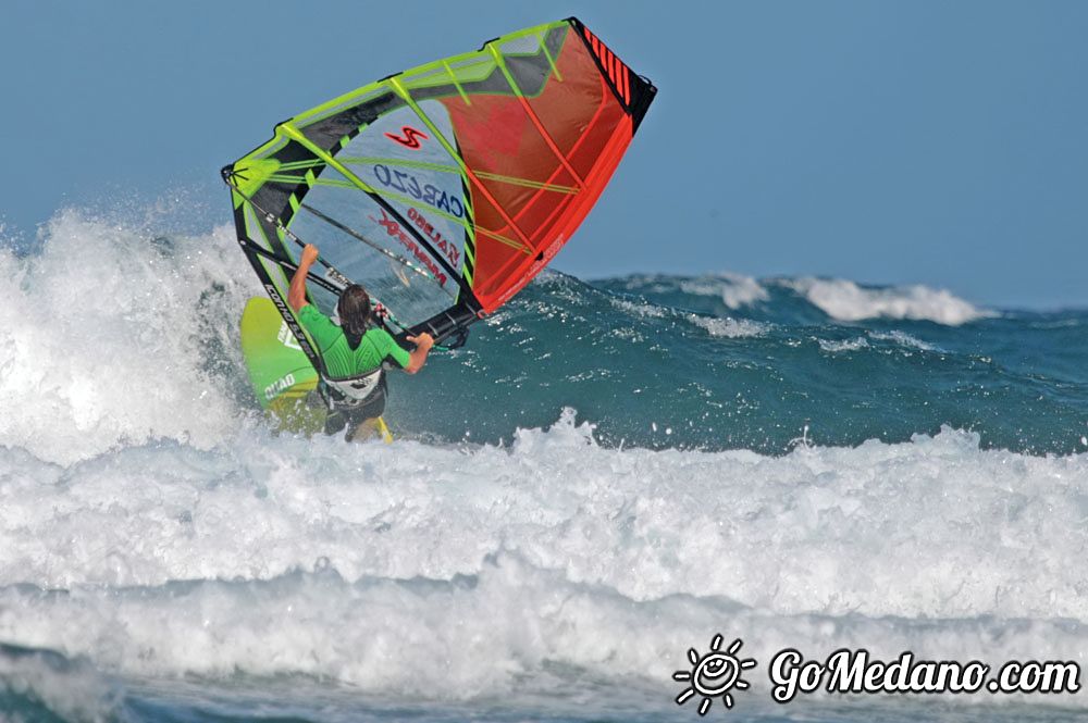 Wave windsurfing in El Medano 15-05-2016  