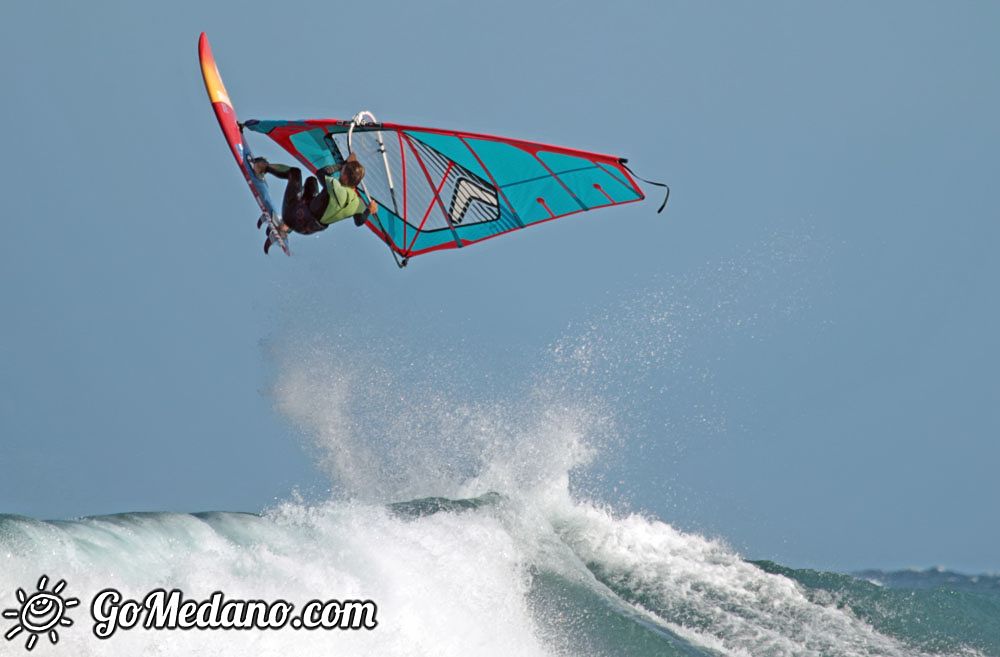 Wave windsurfing in El Medano 15-05-2016  