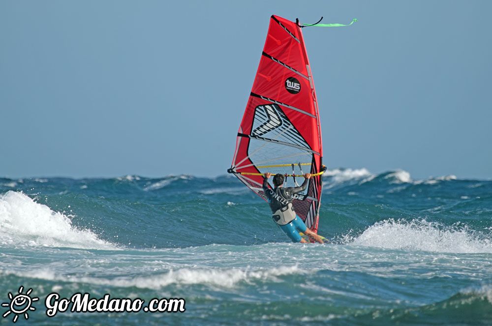 Wave windsurfing in El Medano 15-05-2016  