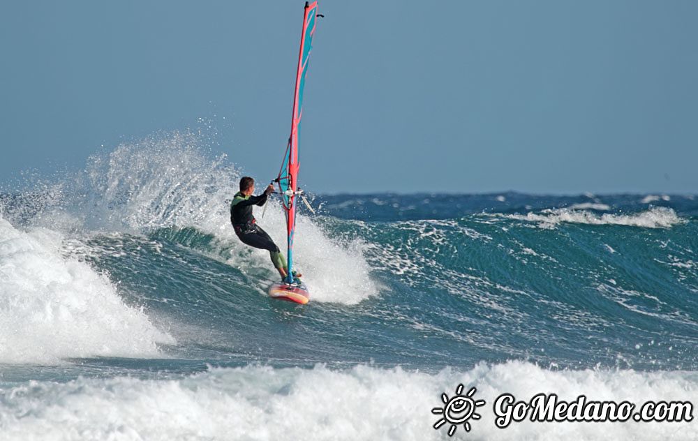 Wave windsurfing in El Medano 15-05-2016  