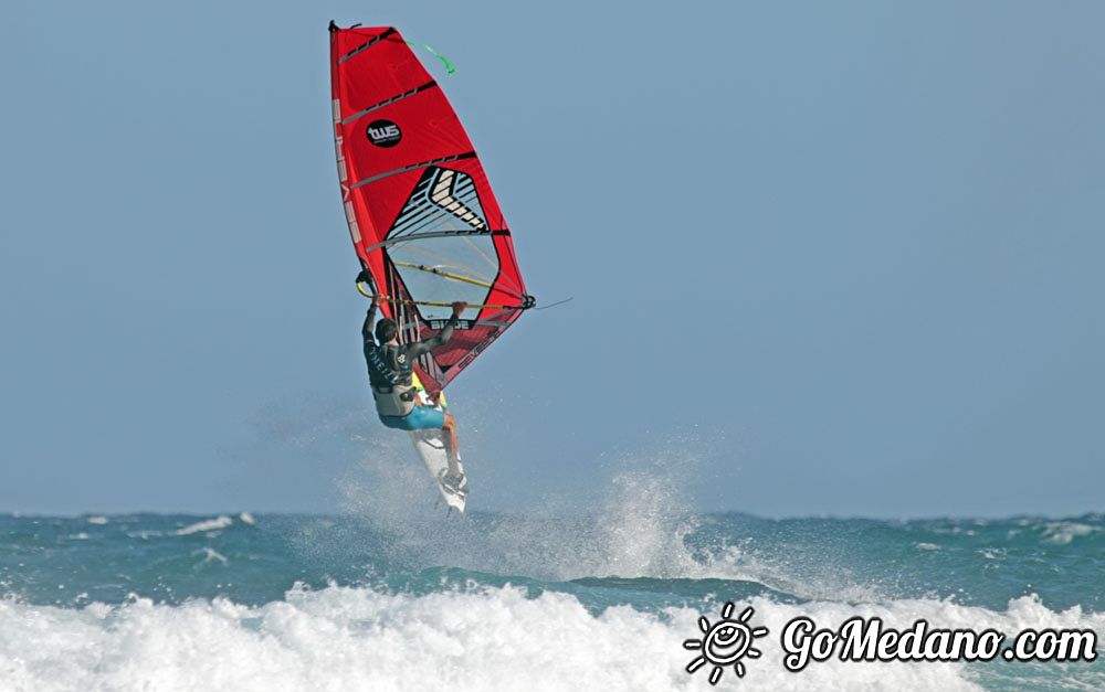 Wave windsurfing in El Medano 15-05-2016  