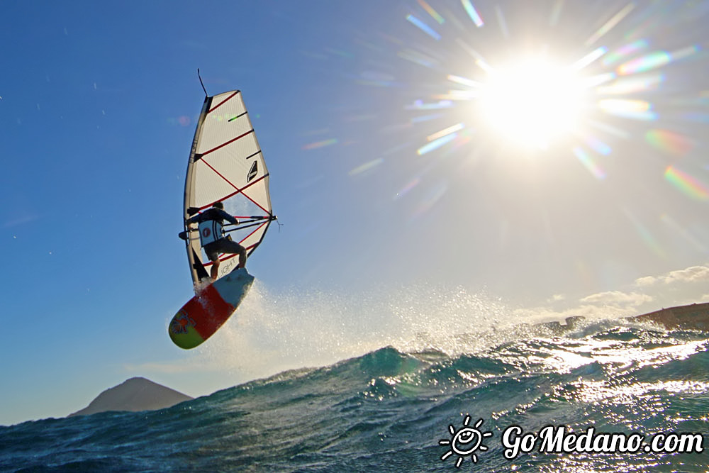 Wave windsurfing in El Medano 24-09-2016  