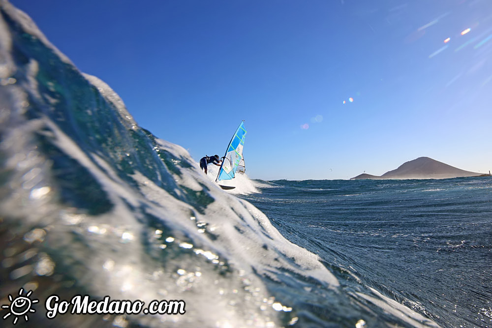 Wave windsurfing in El Medano 24-09-2016  