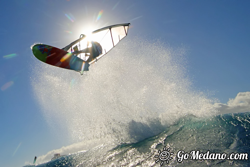 Wave windsurfing in El Medano 24-09-2016  