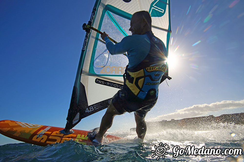 Wave windsurfing in El Medano 24-09-2016  