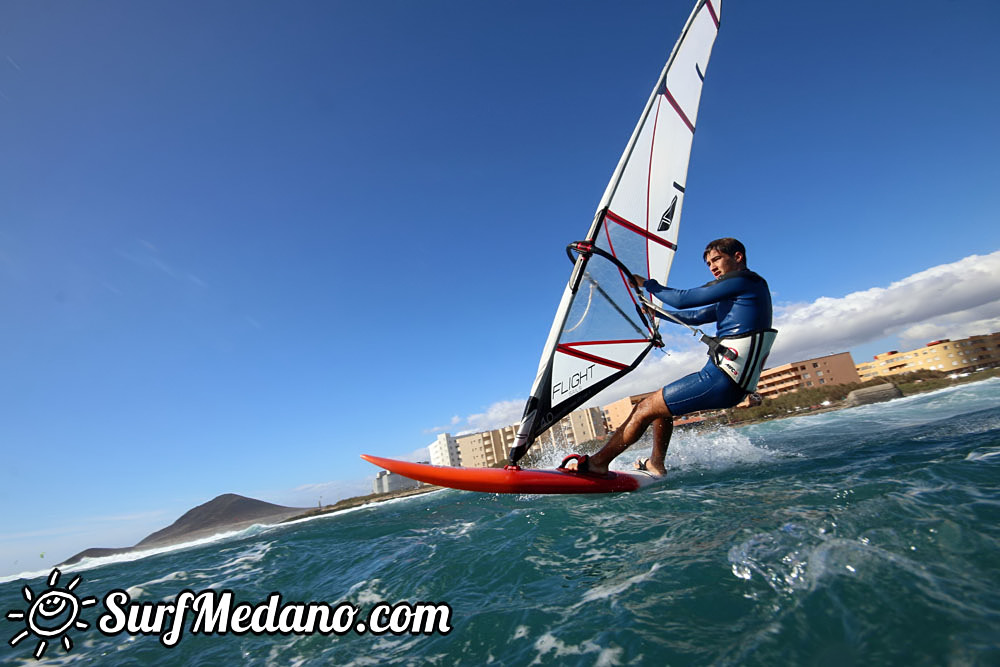 Enjoying 30 knots of wind in El Medano 12-11-2016