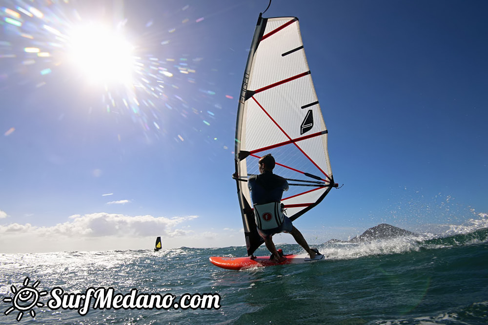 Enjoying 30 knots of wind in El Medano 12-11-2016