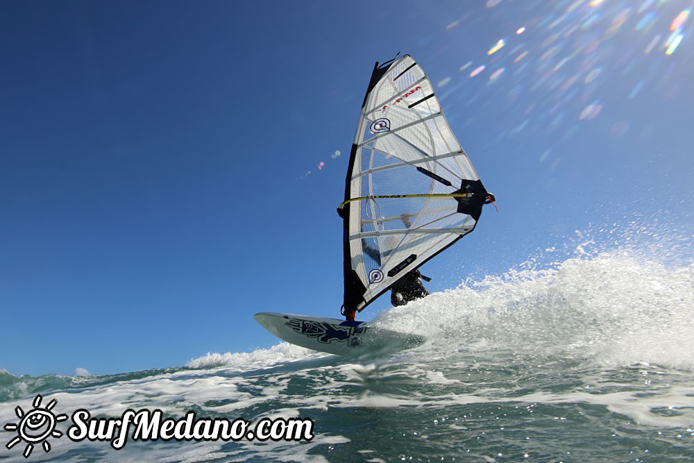 Enjoying 30 knots of wind in El Medano 12-11-2016