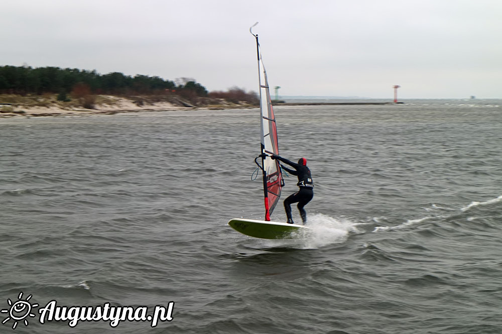 Zimny windsurfing, czyli 26-11-2016 w Jastarni na Po?wyspie Hel