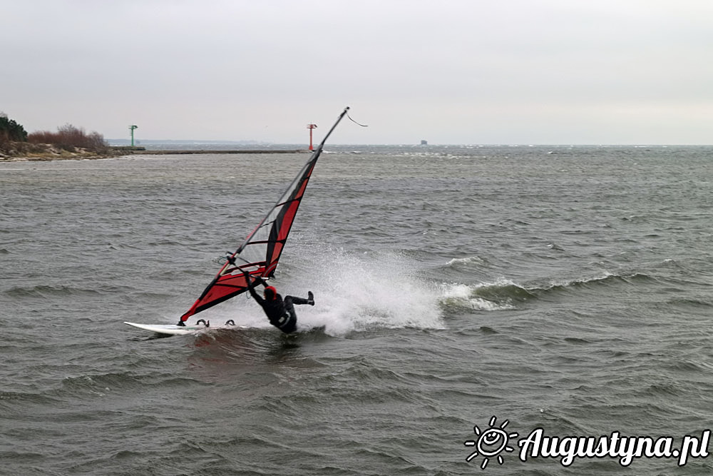 Zimny windsurfing, czyli 26-11-2016 w Jastarni na Po?wyspie Hel