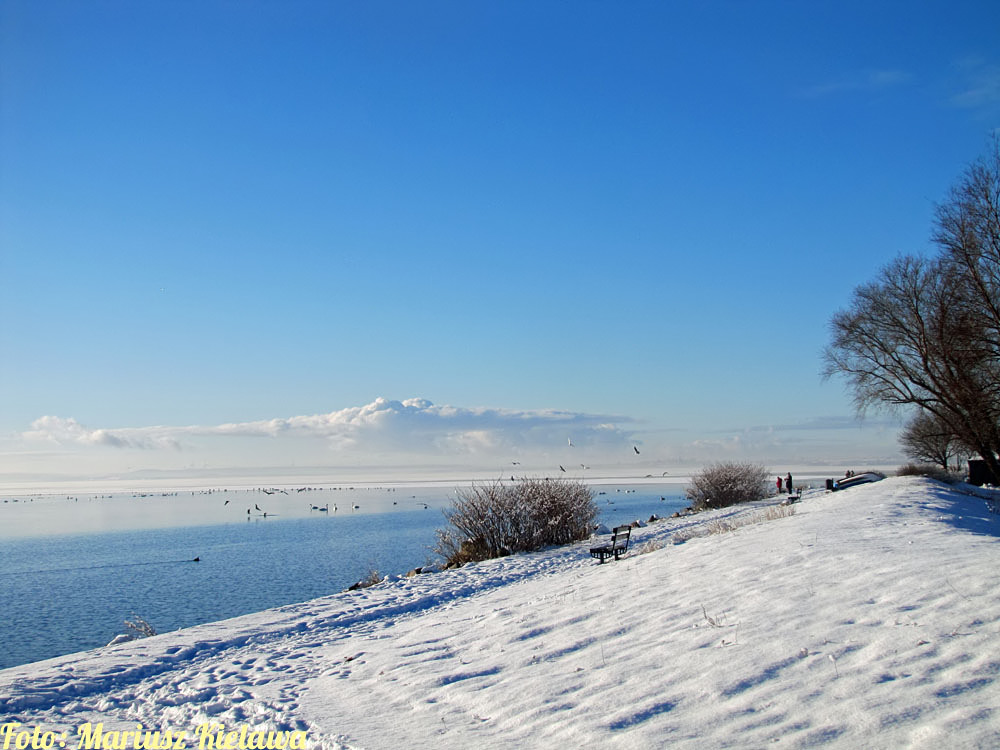 Zima, czyli soce, nieg i mrz 17-01-2017 na Pwyspie Helskim