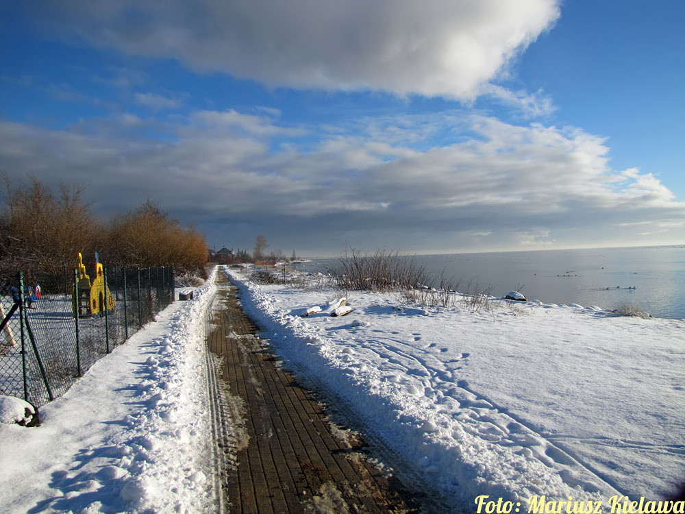 Zima, czyli soce, nieg i mrz 17-01-2017 na Pwyspie Helskim