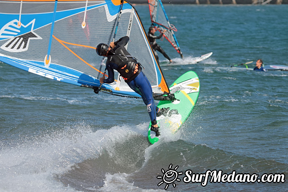  Windsurfing freestyle and slalom in El Medano 26-01-2017 Tenerife