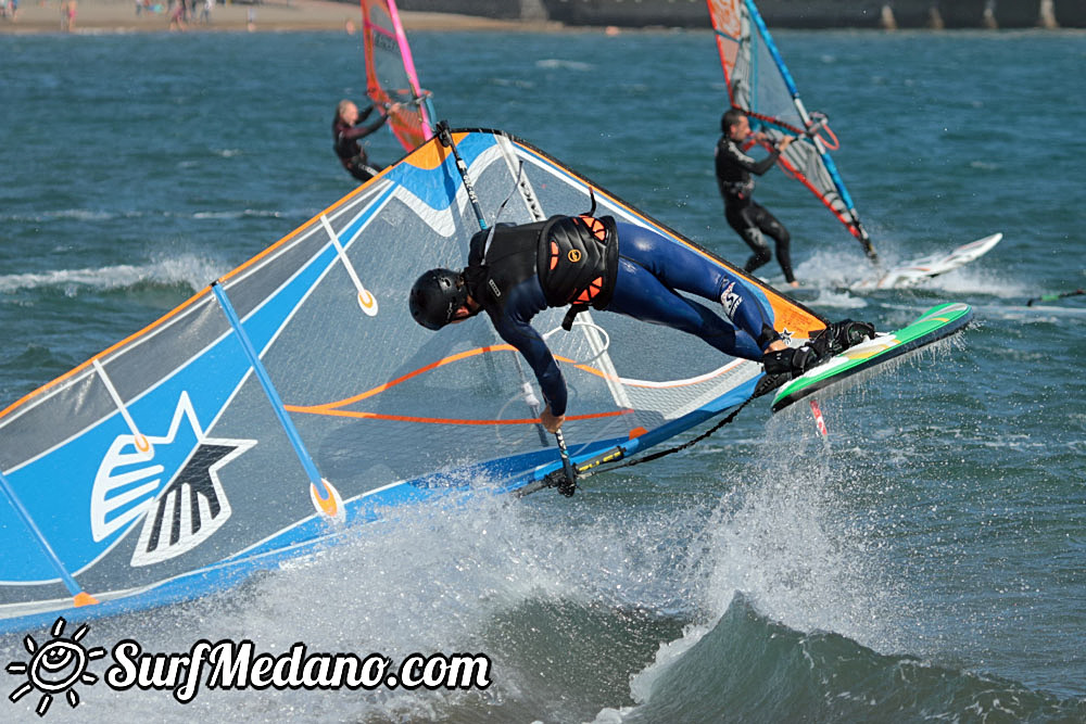  Windsurfing freestyle and slalom in El Medano 26-01-2017 Tenerife