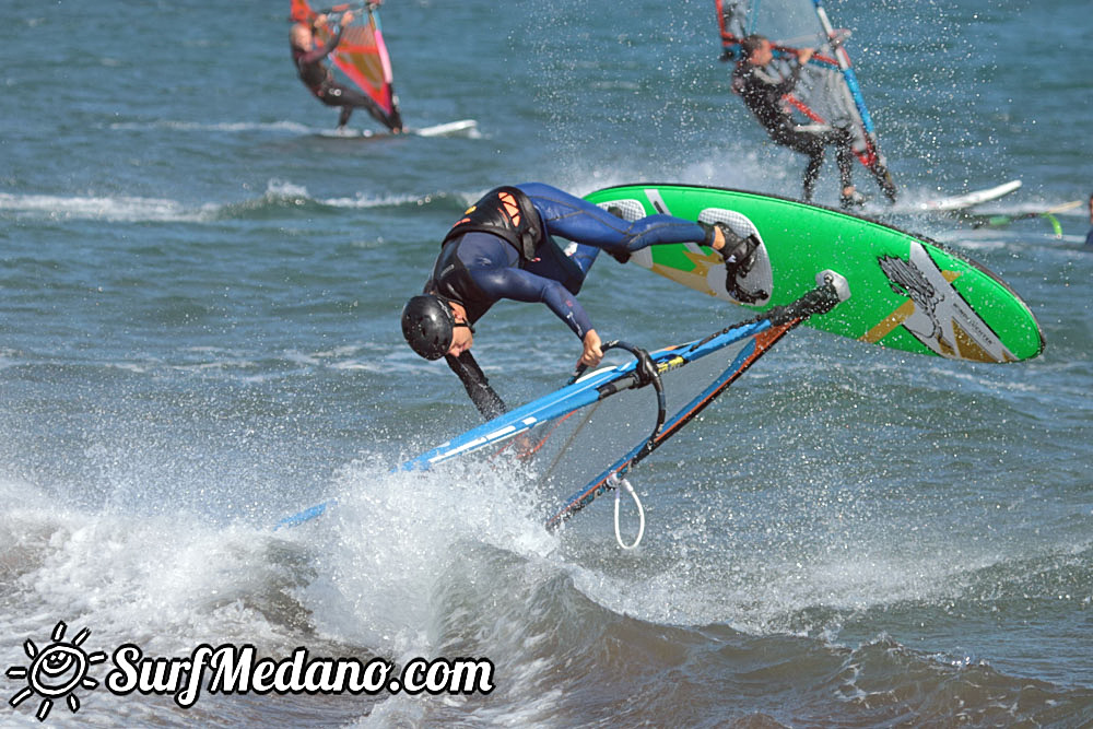  Windsurfing freestyle and slalom in El Medano 26-01-2017 Tenerife