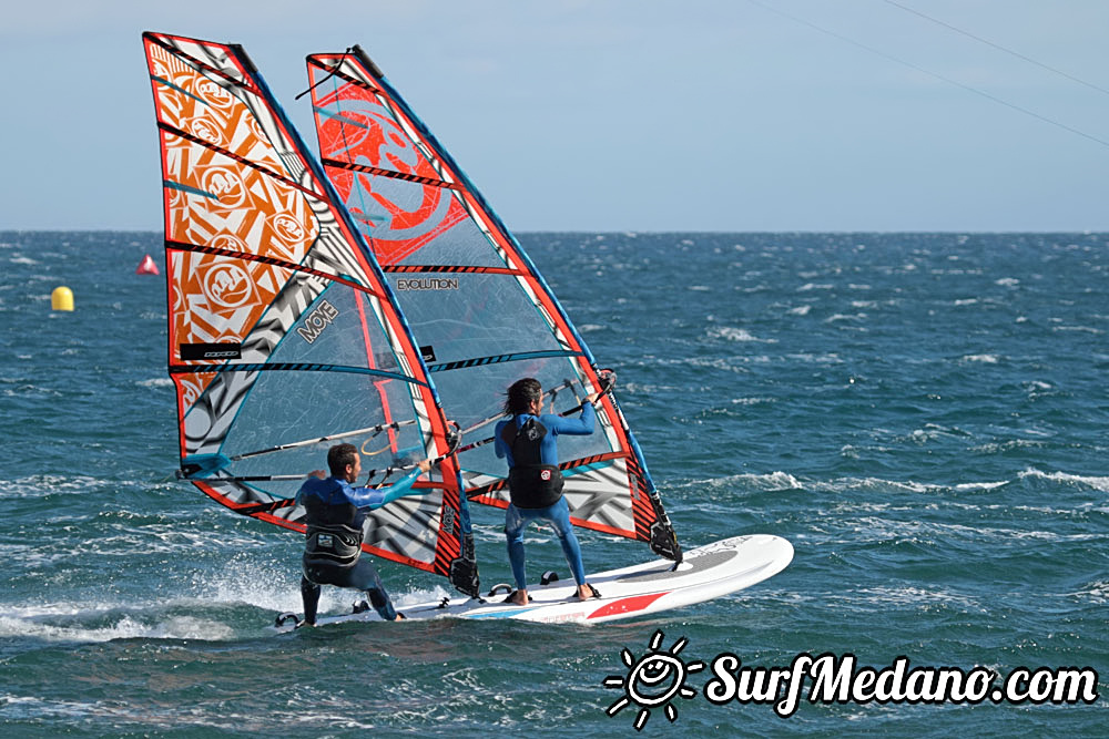  Windsurfing freestyle and slalom in El Medano 26-01-2017 Tenerife