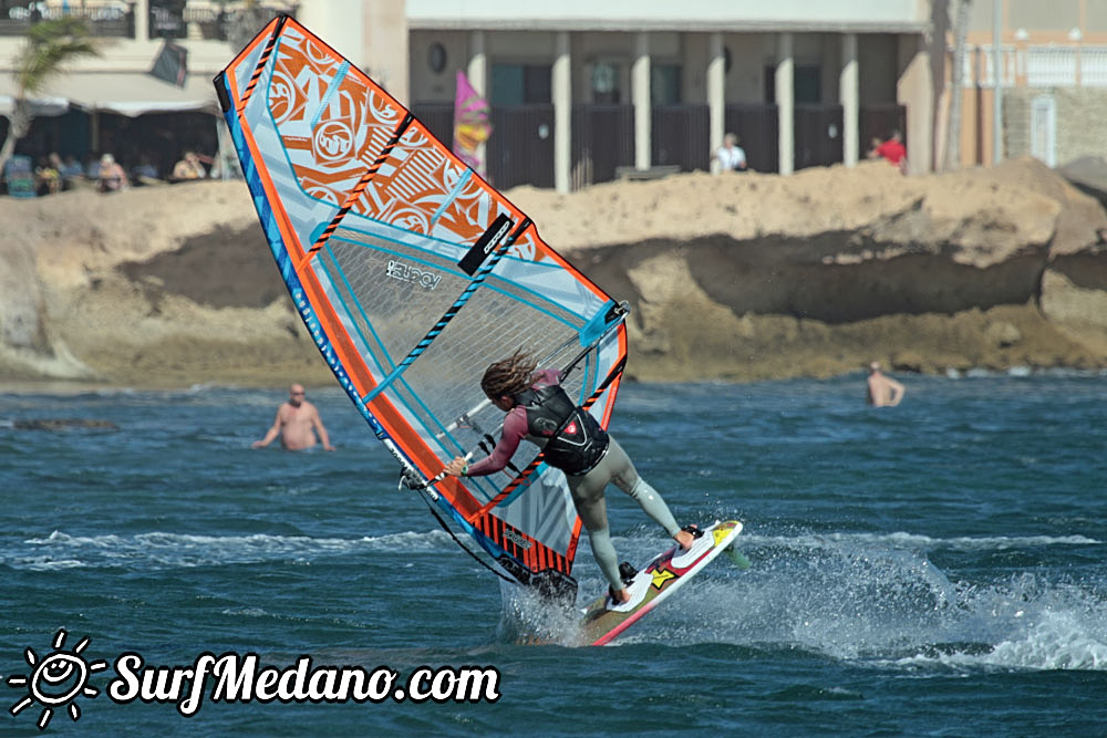  Windsurfing freestyle and slalom in El Medano 26-01-2017 Tenerife