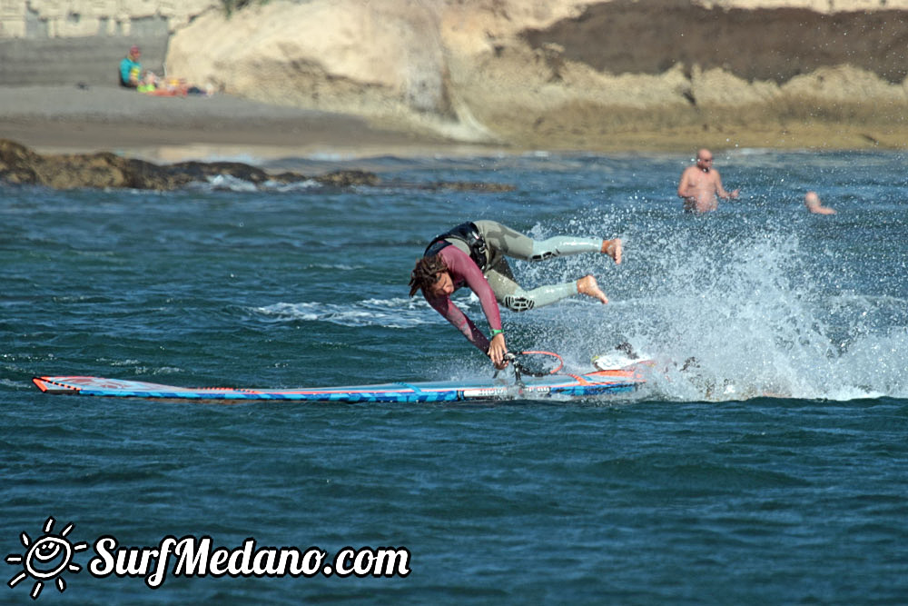  Windsurfing freestyle and slalom in El Medano 26-01-2017 Tenerife