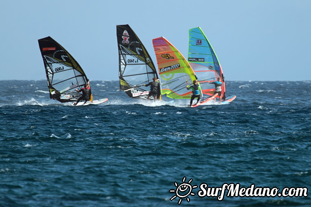  Windsurfing freestyle and slalom in El Medano 26-01-2017 Tenerife