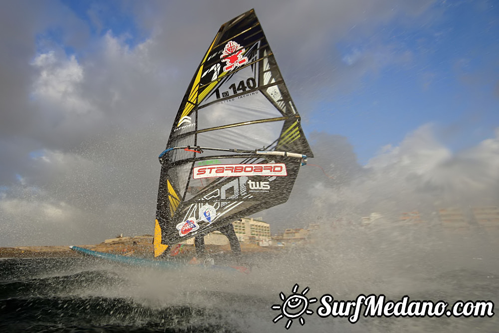  Early morning TWS Pro Slalom Training El Medano Tenerife 12-02-2017 Tenerife