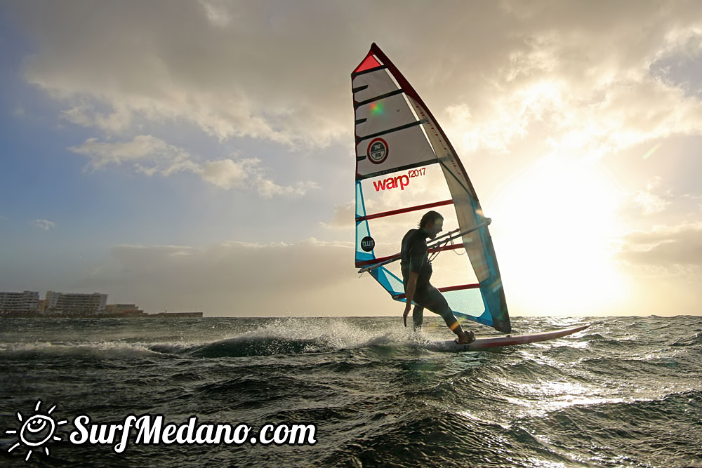  Early morning TWS Pro Slalom Training El Medano Tenerife 12-02-2017 Tenerife