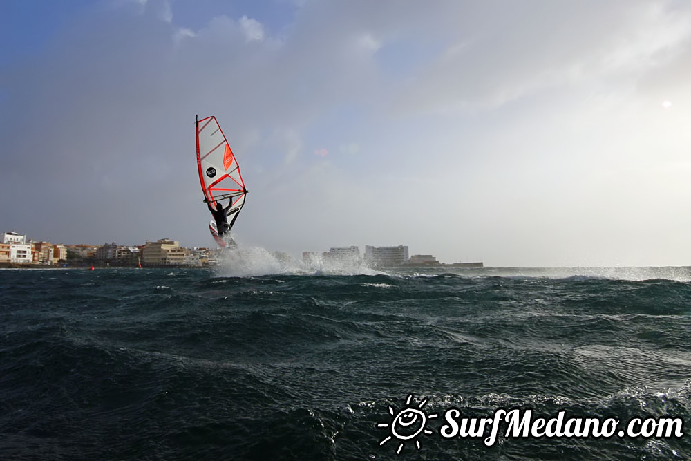  Early morning TWS Pro Slalom Training El Medano Tenerife 12-02-2017 Tenerife