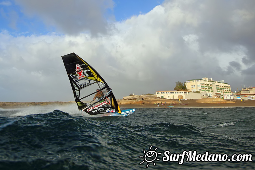  Early morning TWS Pro Slalom Training El Medano Tenerife 12-02-2017 Tenerife