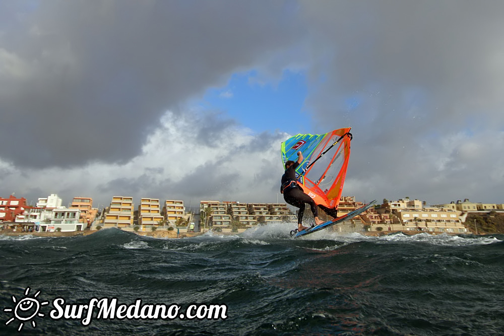  Early morning TWS Pro Slalom Training El Medano Tenerife 12-02-2017 Tenerife