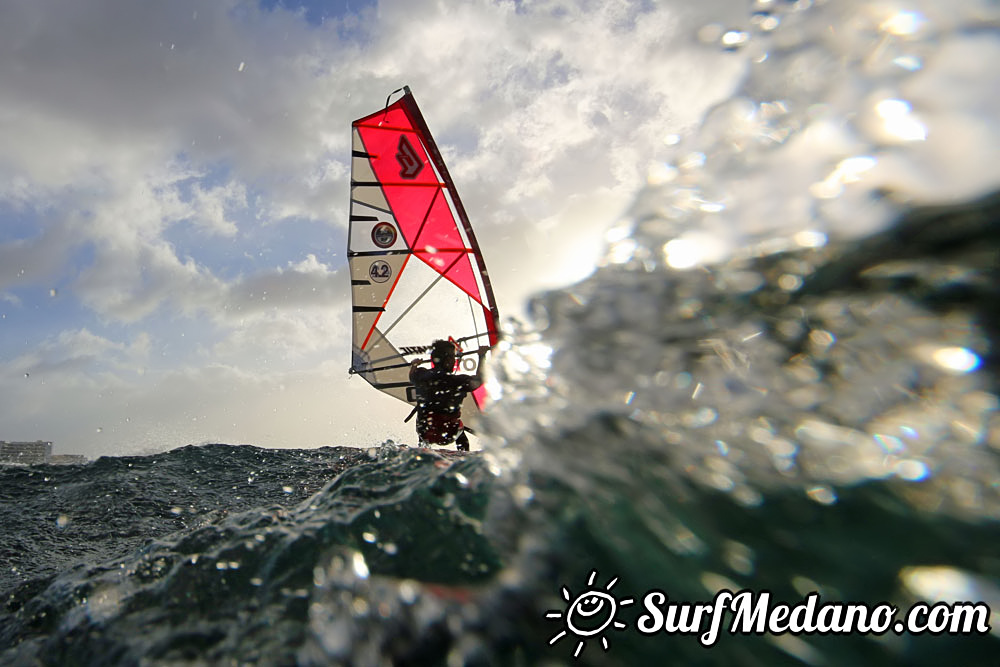  Early morning TWS Pro Slalom Training El Medano Tenerife 12-02-2017 Tenerife