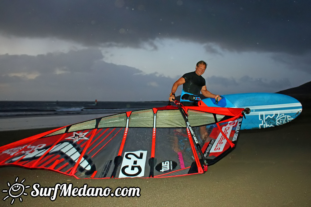  Early morning TWS Pro Slalom Training El Medano Tenerife 12-02-2017 Tenerife