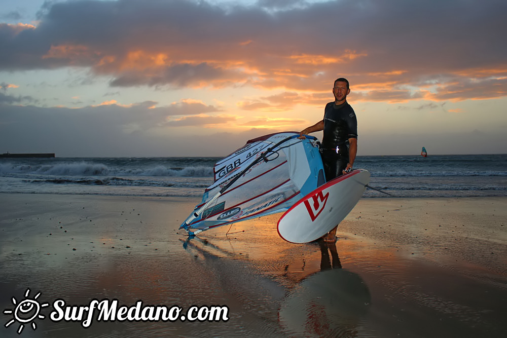  Early morning TWS Pro Slalom Training El Medano Tenerife 12-02-2017 Tenerife